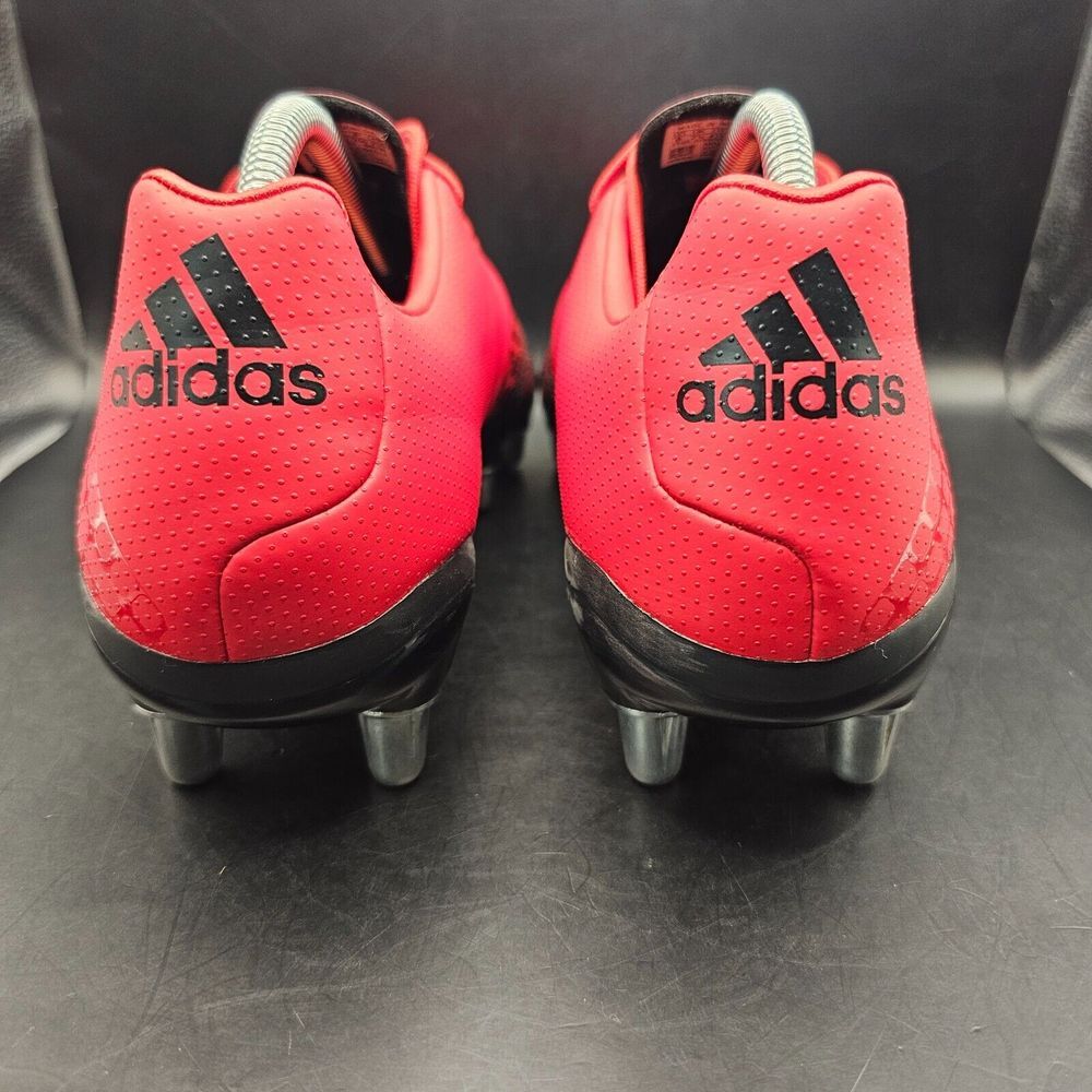 Adidas Kakari X-Kevlar 2 SG Black Red Sz 8 Football Soccer Rugby Cleat EF3397 - Picture 5 of 13